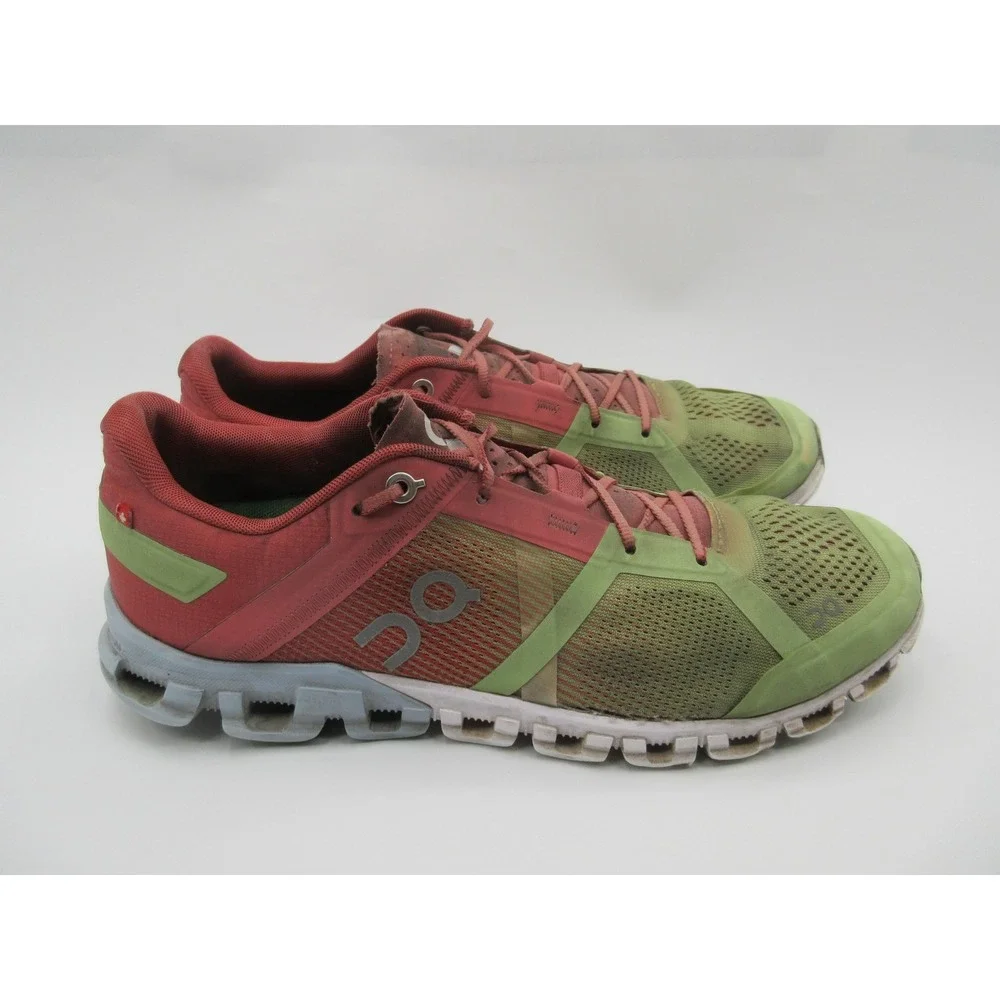 On Running Cloudsurfer Shoes Womens Size 11 Pink Green CloudTec Athletic
